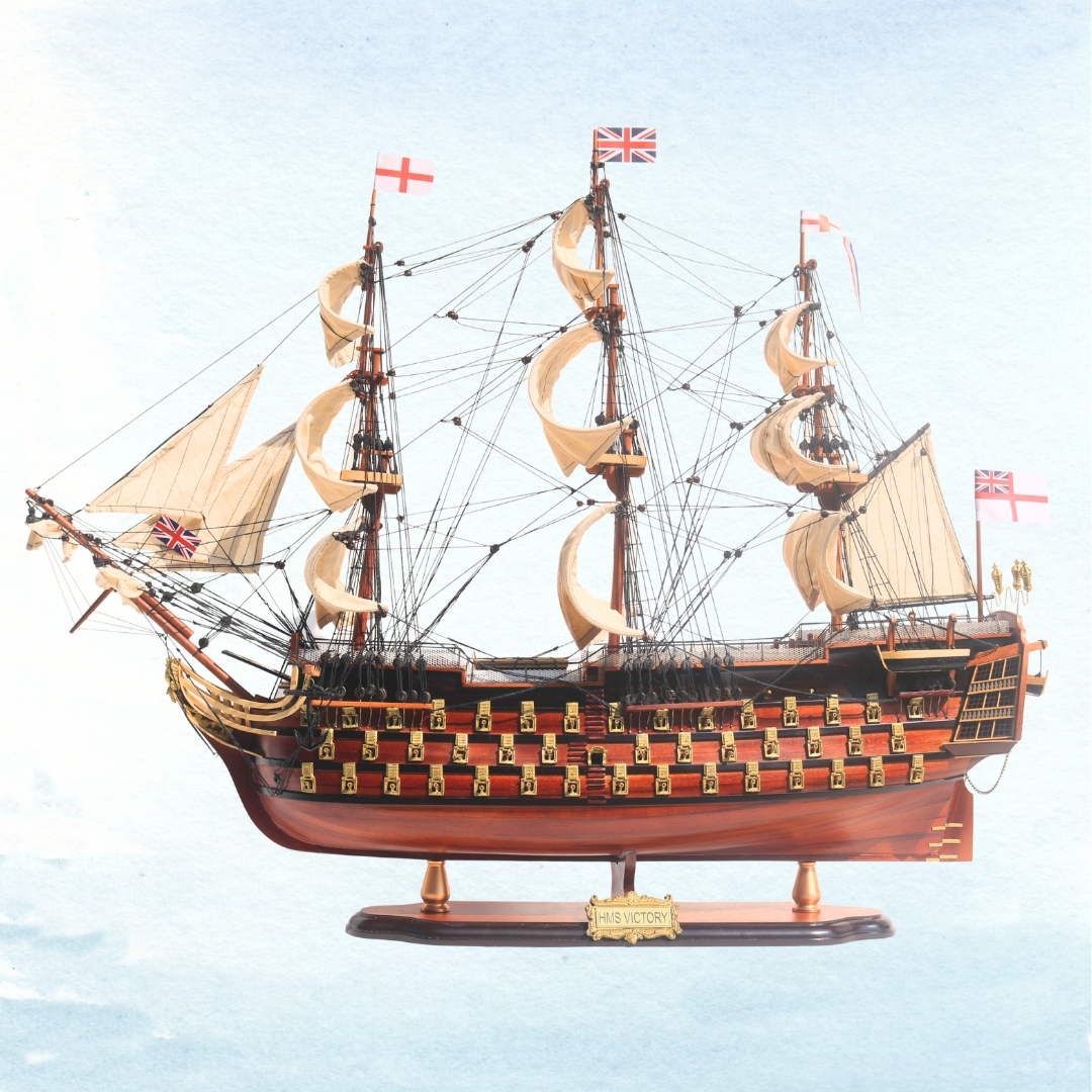 Ekskluzywny model okrętu HMS Victory 90cm - prestiżowy model żaglowca